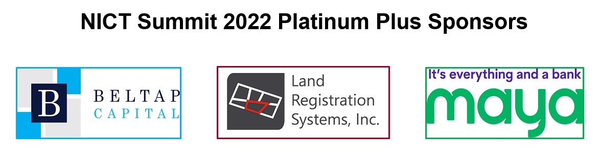 NICT Summit 2022 Platinum Plus Sponsors