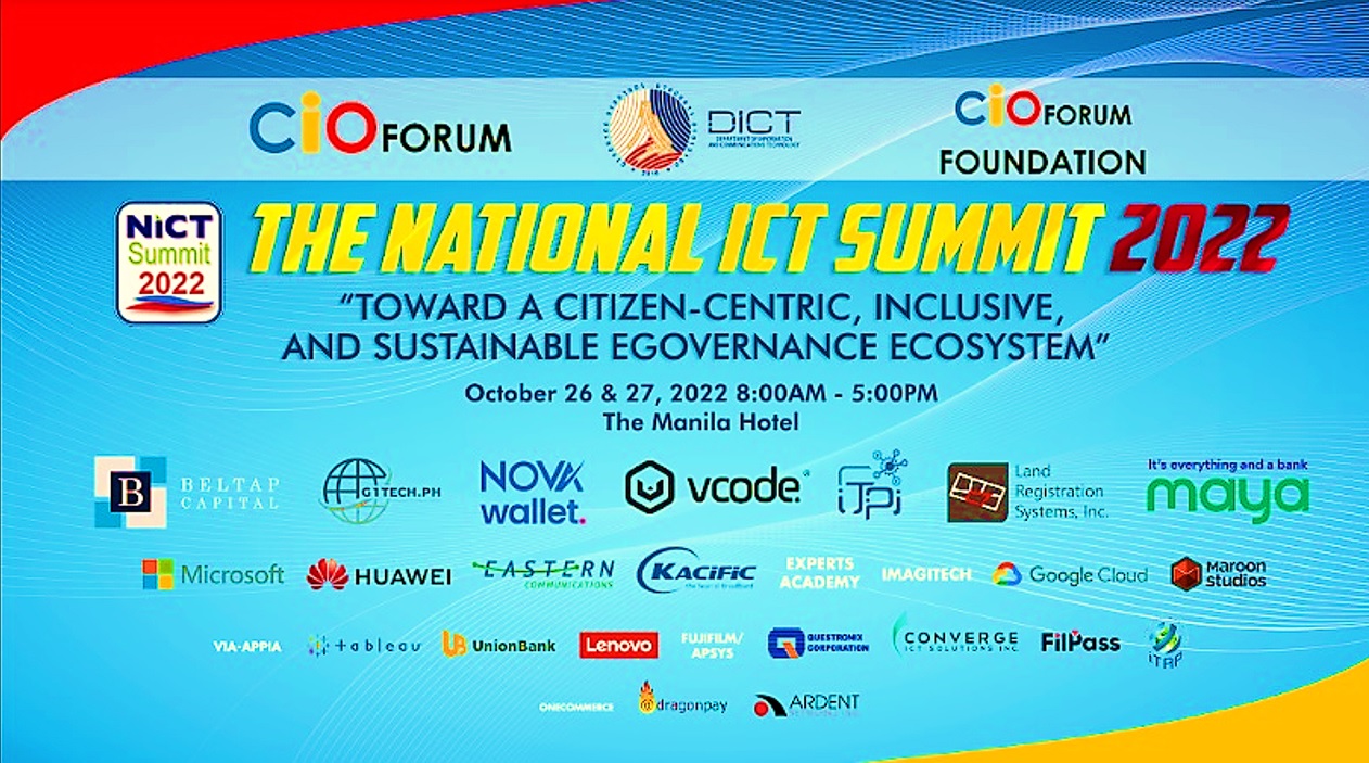 NICT 2022 Summit October 26 and 27